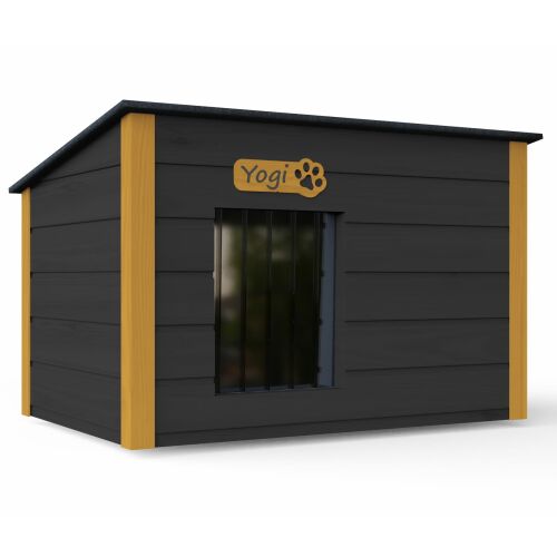 Chill Flat Roof Insulated Doghouse L - Multiple colours 127466220