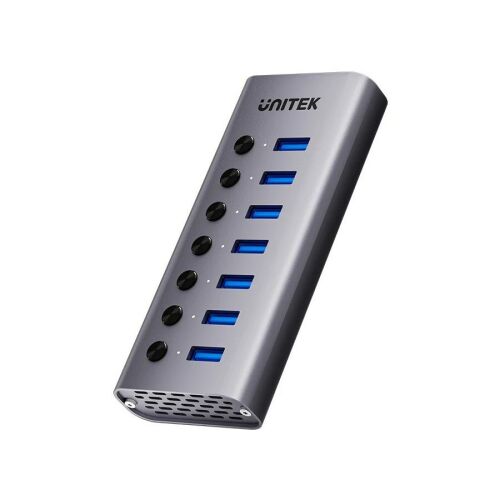 UNITEK H1314A01-EU hálózati csatlakozó USB C-típus 5000 Mbit/s Szürke