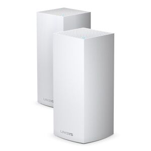 Linksys MX8400 Velop Trójzakresowy System Mesh WiFi 6, dwa urządzenia - Router Wi-Fi, adapter