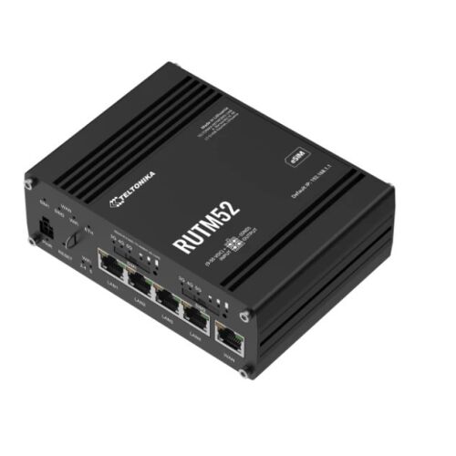 Teltonika RUTM52 5G Router, ferde nézet