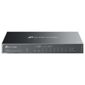 TP-Link Omada ES210GMP hálózati kapcsoló Vezérelt Gigabit Ethernet (10/100/1000) Ethernet-áramellátás (PoE) támogatása Fekete 127467494 - TP-Link