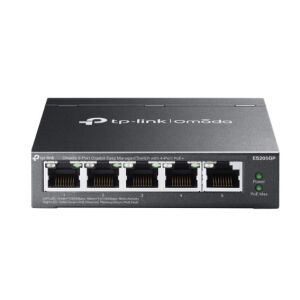 TP-Link Omada ES205GP 5-Port Gigabit PoE+ Managed Switch Vorderansicht - TP-Link
