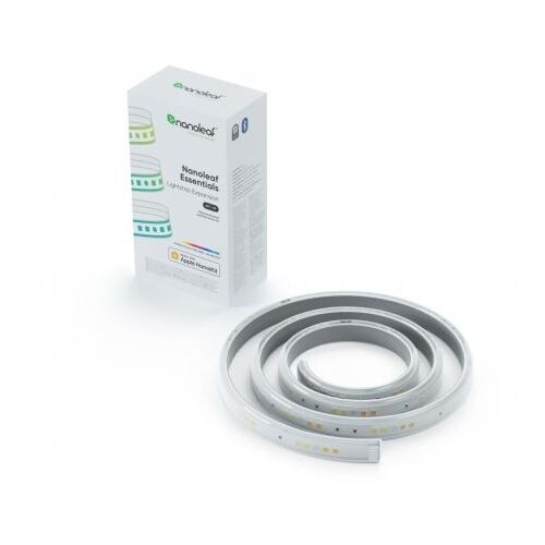 Nanoleaf Essentials Light Strips Expansion 1 metrów LED pasek, biały, kompatybilny z inteligentnym domem