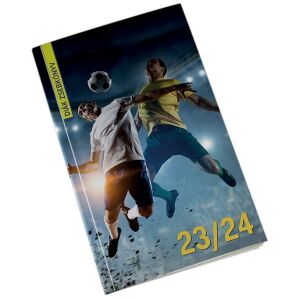 REALSYSTEM 2023/2024-es tanév heti diák zsebkönyv foci mintával - Naptár