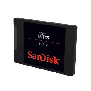 Sandisk Ultra 3D SSD, 500GB, SATA III, 2,5 Zoll, schwarz - SanDisk