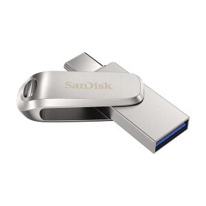 Sandisk 1TB Dual Drive Luxe USB 3.1 Flash-Laufwerk mit Type-C-Anschluss, silber - SanDisk