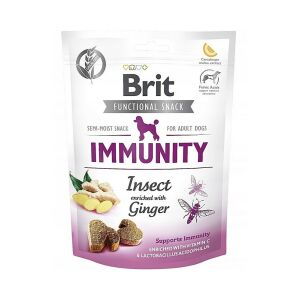 Brit Snack Dog Immunity Przysmaki dla psów - Owady i Imbir - Przynęta z nagrodą dla psa