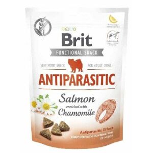 Brit Snack recompensa pentru câini, Antiprazitic cu somon și mușețel, 150g - Momeală pentru recompensarea câinilor