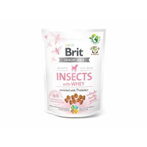 Brit Crunchy Snack Puppy Insect with Whey recompense pentru căței, 200g - Momeală pentru recompensarea câinilor