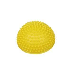 Yellow balance half ball for kids, balance training, exercise, yoga, physiotherapy - Fitness ball