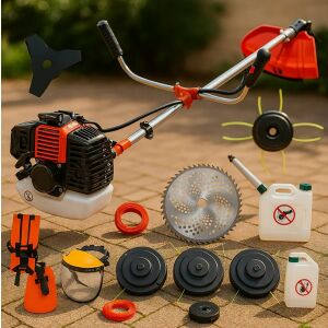 Flinke FK1800 Fűkasza különböző vágófejekkel és tartozékokkal - Fűkasza és szegélynyíró