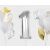 Argint numarul 1 Balon din folie de argint 92 cm 141956989