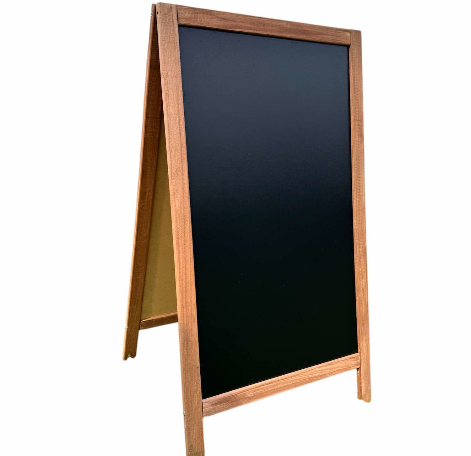 Pepita kétoldalas fa Megállító tábla - XXL Krétatábla 110x60cm