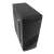 LC-Power 7037B Midi Tower computer case, black, angled view