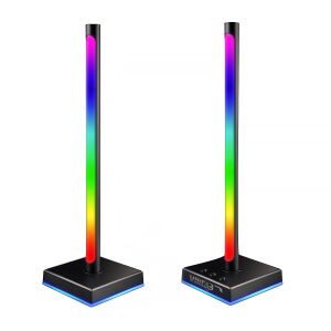 Suport pentru căști RGB cu control prin aplicație și iluminare pentru jocuri - Produs Fan Gaming