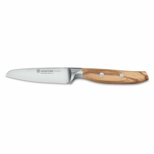Wüsthof Amici 9cm Gemüsemesser mit Olivenholzgriff