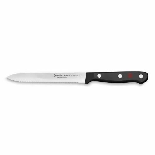 Wusthof Gourmet 14 cm Universalmesser mit Wellenschliff für Wurst und Aufschnitt