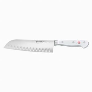Wusthof Classic White Santoku kés, 17 cm penge, univerzális konyhakés - Wüsthof