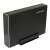 LC-Power LC-35U3-Becrux externes Festplattengehäuse, schwarz, Seitenansicht