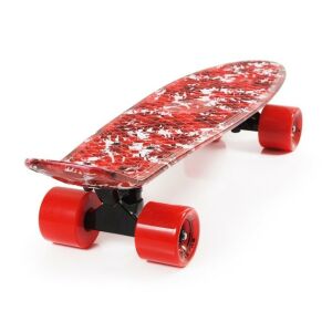 Gördeszka, SMJ Sport, Műanyag/Gumi/Alumínium, 57x15 cm, piros/Alb 127497222 - Gördeszkázás