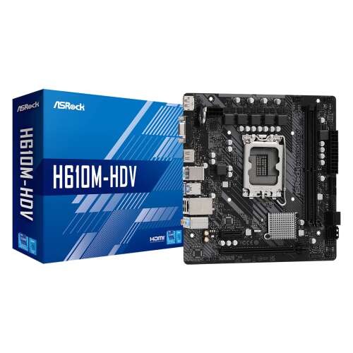 Asrock H610M-HDV Intel H610 LGA 1700 Micro ATX 44058546