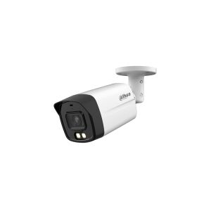 Analogowa kamera tubowa Dahua HAC-HFW1200TL-A (DualLight, 2 MP, 3,6 mm, zewnętrzna, IR+LED40 m, ICR, IP67, DWDR, mikrofon, tworzywo sztuczne) 127499565