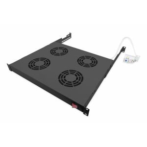 Digitus 19" tetőventilátor rackszekrényhez fekete (DN-19 FAN-4-HO-SW) 127500222 - Digitus