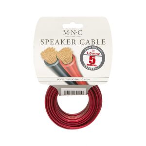 MNC kéteres vezeték, kábel 2 x 1mm, 5 méteres kiszerelés 127502719 - Hangszóró kábel