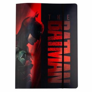 BATMAN gumis mappa - A4 - piros felirattal