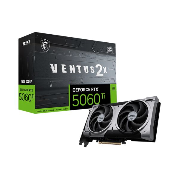 Msi videokártya pci-ex16x nvidia rtx 5060 ti ventus 2x plus 16gb...