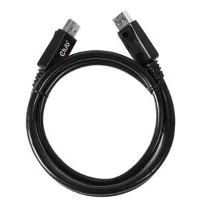 Club 3D DisplayPort 1.4 HBR3 kábel, 1 méter, fekete - Club3D