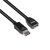 Prim-plan cu conectorii cablului prelungitor Club3D DisplayPort 1.4