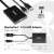 Adaptor CLUB3D DisplayPort la Dual Link DVI-I, negru, dimensiuni