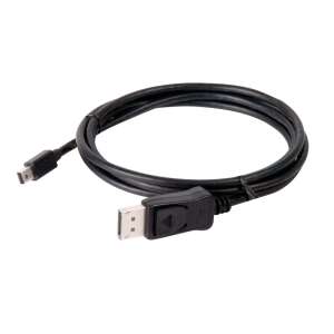 Club 3D Mini DisplayPort zu DisplayPort 1.4 HBR3 Kabel, 2 Meter, schwarz - Club3D