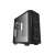 DeepCool CG540 fekete ATX Midi Tower számítógép ház edzett üveg oldalpanellel, RGB világítással és négy előre telepített ventilátorral