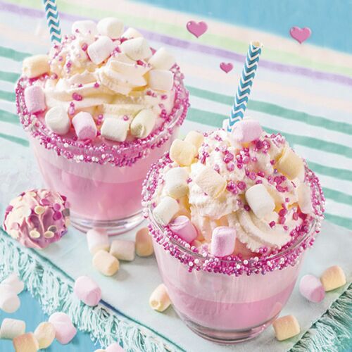 Desszert Marshmallows szalvéták, dekoratív papírszalvéták mályvacukor desszert mintával, 33x33 cm