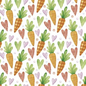 Húsvét Sweet Carrots szalvéta 20 db-os 25x25 cm