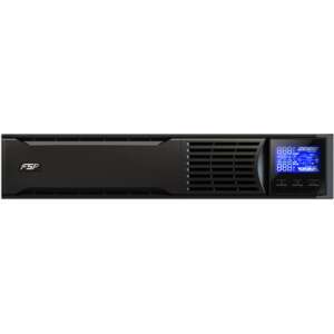 FSP Champ 2KRT UPS, 2000 VA, 1800 W, crna, prednji pogled - FSP