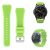 Lime zöld szilikon óraszíj Huawei GT, Samsung Galaxy Watch, Amazfit GTR, Xiaomi Mi Color S1 órákhoz