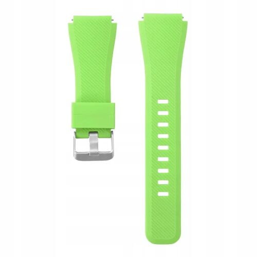 Lime zöld 22mm-es szilikon óraszíj