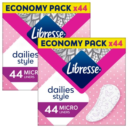 Libresse Dailies Style Micro Micro Pads 2x44ks