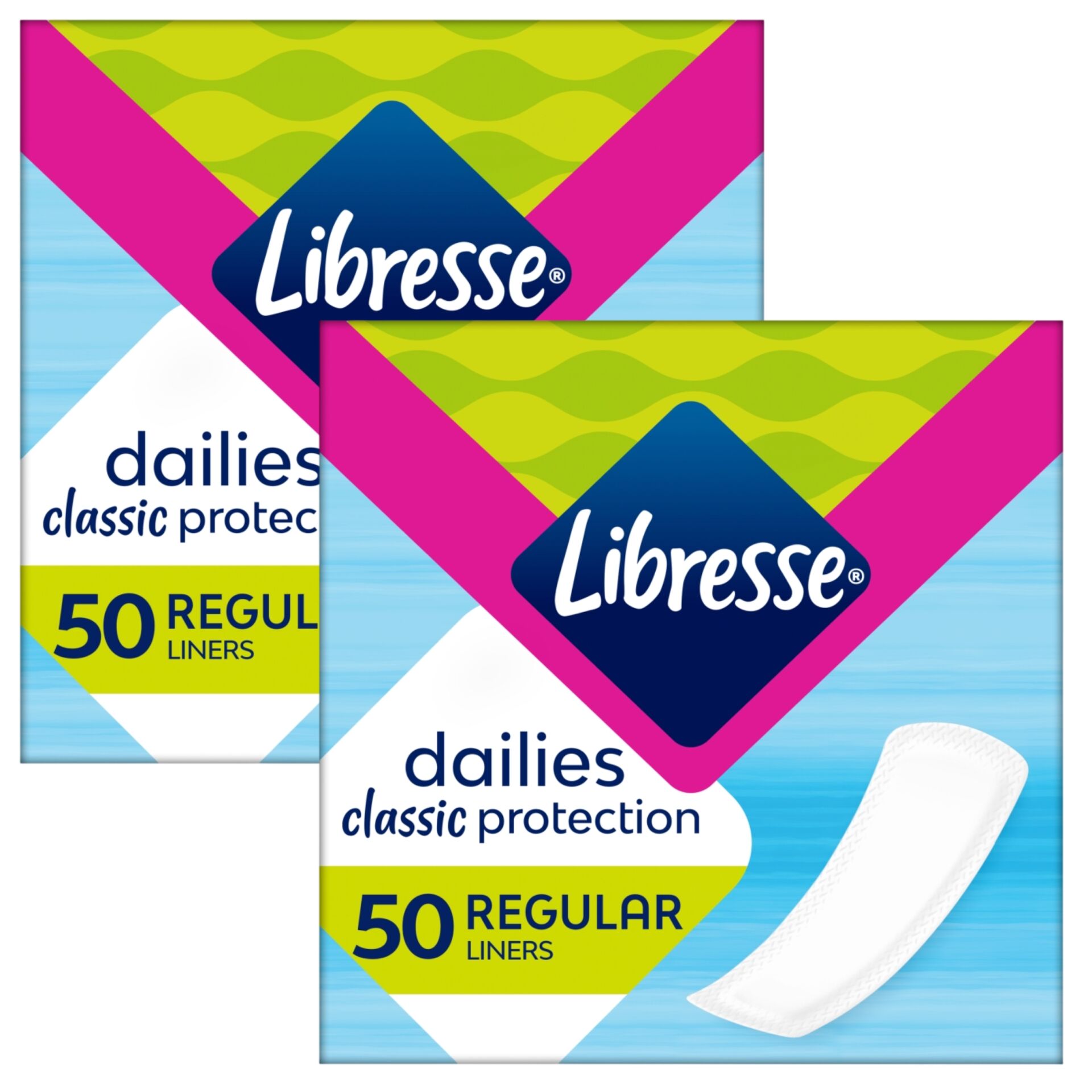E-shop Vložky Libresse Dailies Classic Protection Regular Cleanliness 2x50ks