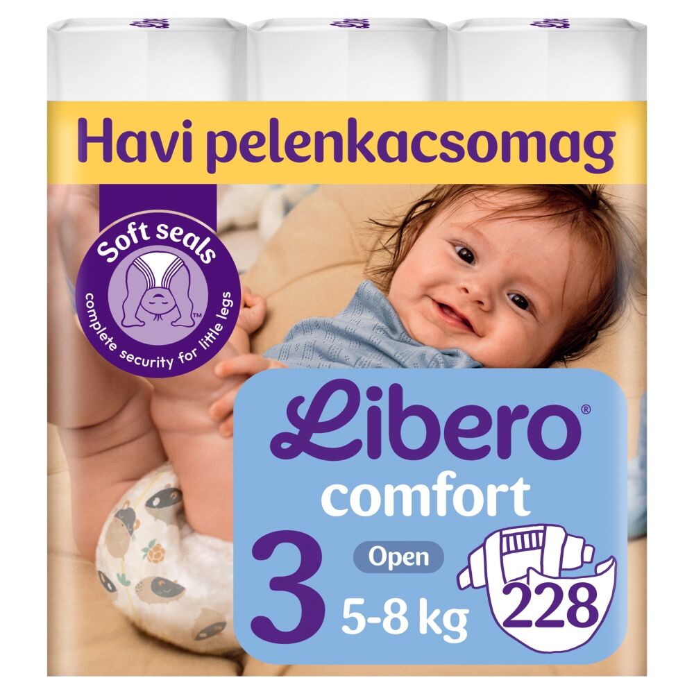 E-shop Balenie mesačných plienok Libero Comfort 5-8kg Midi 3 (228ks)