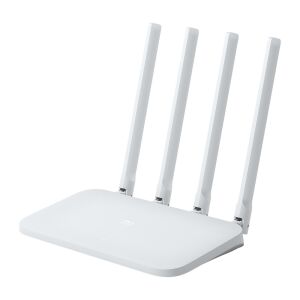 Router WiFi Xiaomi 4C, alb, vedere unghiulară - Routere Wi-Fi, adaptoare