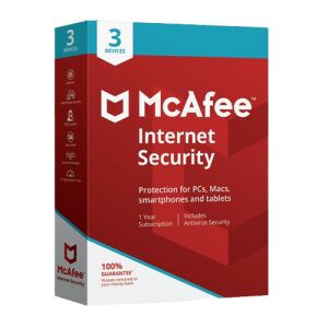 McAfee Internet Security 2020 (3 Device/1 Year) (MIS00GEU3RAP) 127560095 - McAfee
