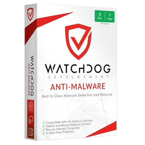 Watchdog Anti-Malware (3 eszköz / 2 év) (Elektronikus licenc) (WAM-2Y-3U) 127560108