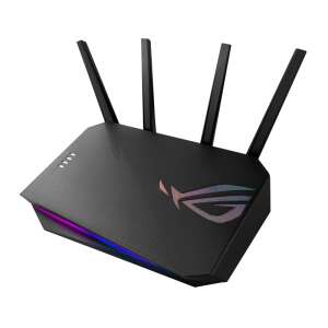 Router Asus ROG STRIX GS-AX5400, czarny, widok pod kątem - ASUS Router Wi-Fi, adapter