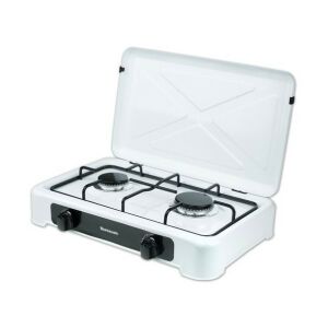 Ravanson K-03T hordozható gáztűzhely 2 égővel és fedővel - Ravanson
