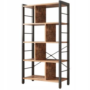 Knižnica Rustic Bronze Loft 154,5cm/74/30 Rebiko