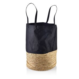 FORT NATURAL textil tároló - 40x50 cm, fekete